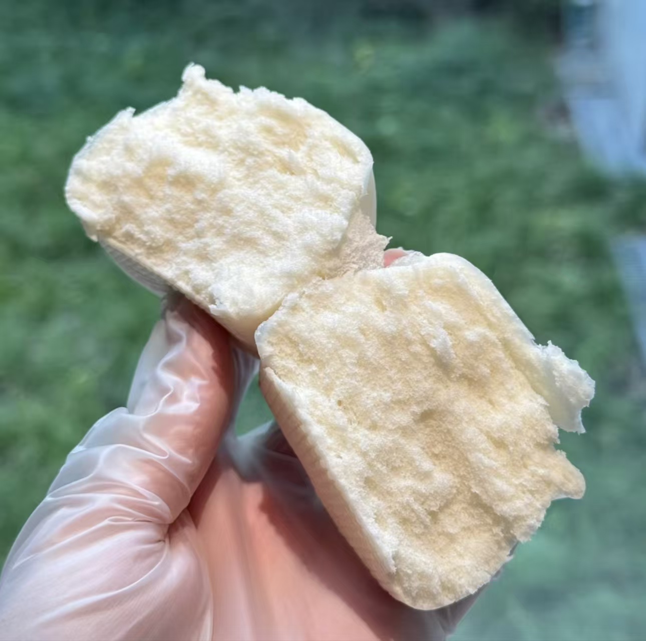 原味刀切馒头实物图